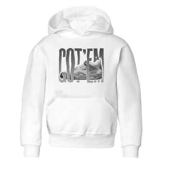 4s Wet Cement shirts to match jordans Wiggling Gotem sneaker match tees Air Jordan 4 SE Wet Cement SNRT Sneaker Release Tees Youth Baby White 2 crew neck shirts