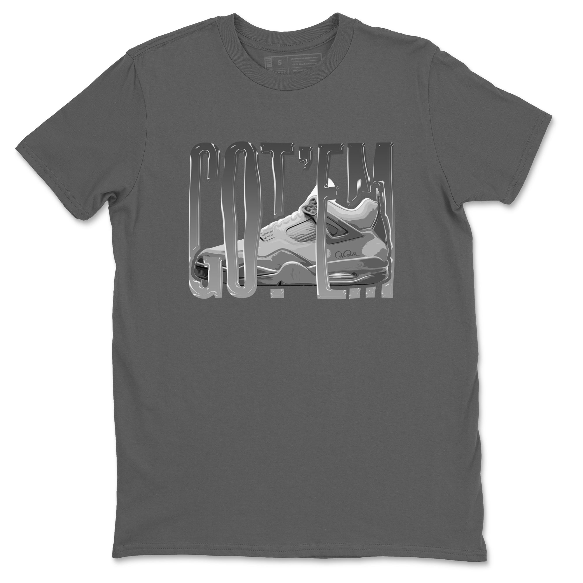 4s Wet Cement shirts to match jordans Wiggling Gotem sneaker match tees Air Jordan 4 SE Wet Cement SNRT Sneaker Release Tees unisex cotton Cool Grey 2 crew neck shirts