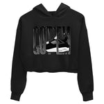 4s White Thunder shirts to match jordans Wiggling Gotem sneaker match tees Air Jordan 4 White Thunder SNRT Sneaker Release Tees unisex cotton Black 2 Crop Shirts