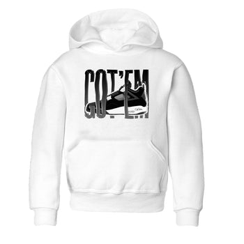 4s White Thunder shirts to match jordans Wiggling Gotem sneaker match tees Air Jordan 4 White Thunder SNRT Sneaker Release Tees Youth Baby White 2 crew neck shirts