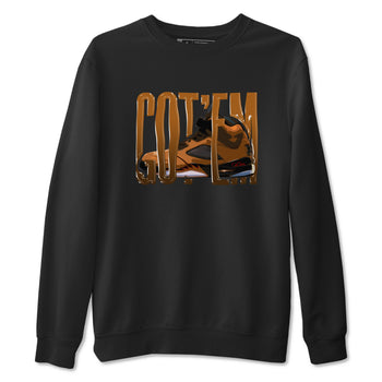 5s Archaeo Brown shirts to match jordans Wiggling Gotem sneaker match tees Air Jordan 5 Archaeo Brown match shoes to clothes SNRT Sneaker Tees unisex cotton Black 2 shirts