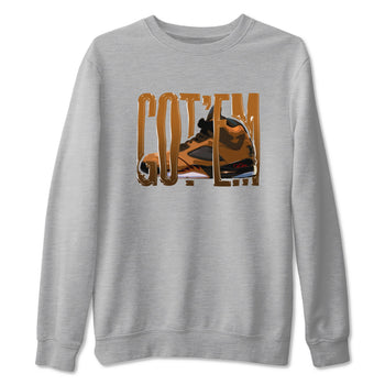 5s Archaeo Brown shirts to match jordans Wiggling Gotem sneaker match tees Air Jordan 5 Archaeo Brown match shoes to clothes SNRT Sneaker Tees unisex cotton Heather Grey 2 shirts