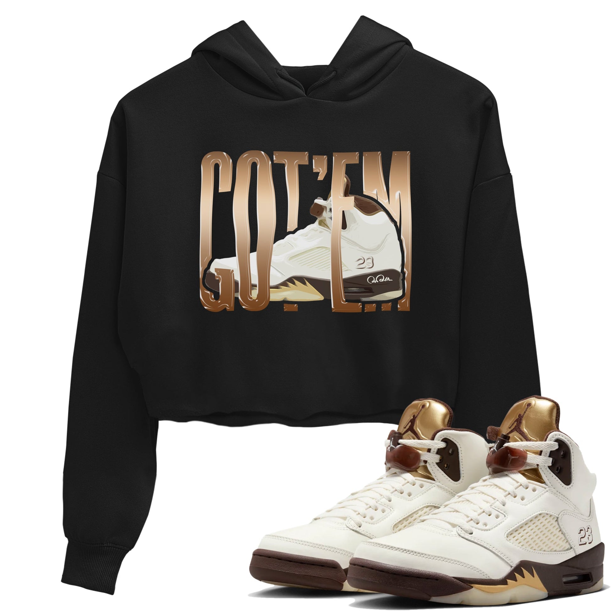 5s Golden Ticket shirts to match jordans Wiggling Gotem best t shirts to wear with jordans Air Jordan 5 Golden Ticket match shoes to clothes SNRT Sneaker Tees unisex cotton Black 1 crop tee