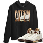 5s Golden Ticket shirts to match jordans Wiggling Gotem best t shirts to wear with jordans Air Jordan 5 Golden Ticket match shoes to clothes SNRT Sneaker Tees unisex cotton Black 1 shirts