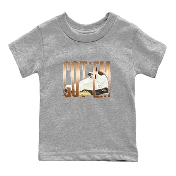 5s Golden Ticket shirts to match jordans Wiggling Gotem best t shirts to wear with jordans Air Jordan 5 Golden Ticket match shoes to clothes SNRT Sneaker Tees Youth Baby Heather Grey 2 tee