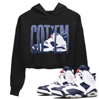 6s White And Midnight Navy shirts to match jordans Wiggling Gotem sneaker match tees Air Jordan 6 White And Midnight Navy SNRT Sneaker Tees streetwear brand Black 1 crop tee