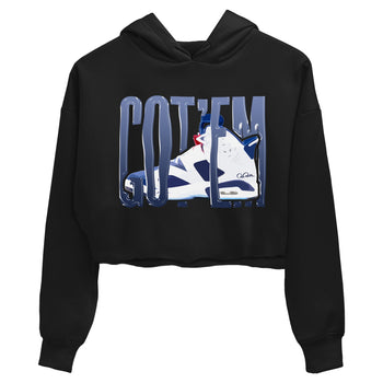 6s White And Midnight Navy shirts to match jordans Wiggling Gotem sneaker match tees Air Jordan 6 White And Midnight Navy SNRT Sneaker Tees streetwear brand Black 2 crop tee