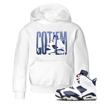 6s White And Midnight Navy shirts to match jordans Wiggling Gotem sneaker match tees Air Jordan 6 White And Midnight Navy SNRT Sneaker Tees streetwear brand Baby and Youth White 1 cotton tee
