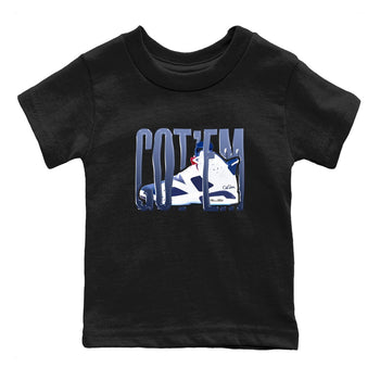 6s White And Midnight Navy shirts to match jordans Wiggling Gotem sneaker match tees Air Jordan 6 White And Midnight Navy SNRT Sneaker Tees streetwear brand Baby and Youth Black 2 cotton tee