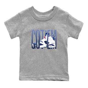 6s White And Midnight Navy shirts to match jordans Wiggling Gotem sneaker match tees Air Jordan 6 White And Midnight Navy SNRT Sneaker Tees streetwear brand Baby and Youth Heather Grey 2 cotton tee