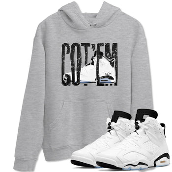 AJ6 White Black shirts to match jordans Wiggling Gotem sneaker match tees Air Jordan 6 White Black SNRT Sneaker Tees streetwear brand Heather Grey 1 unisex cotton tee