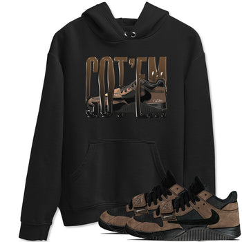 Jordan Jumpman Jack TR Travis Scott Dark Mocha shirts to match jordans Wiggling Gotem sneaker match tees Jordan Jumpman Jack Travis Scott Dark Mocha match shoes to clothes SNRT Sneaker Tees unisex cotton Black 1 shirts