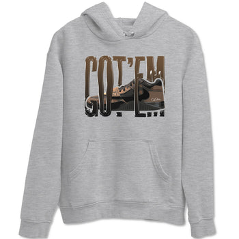 Jordan Jumpman Jack TR Travis Scott Dark Mocha shirts to match jordans Wiggling Gotem sneaker match tees Jordan Jumpman Jack Travis Scott Dark Mocha match shoes to clothes SNRT Sneaker Tees unisex cotton Heather Grey 2 shirts