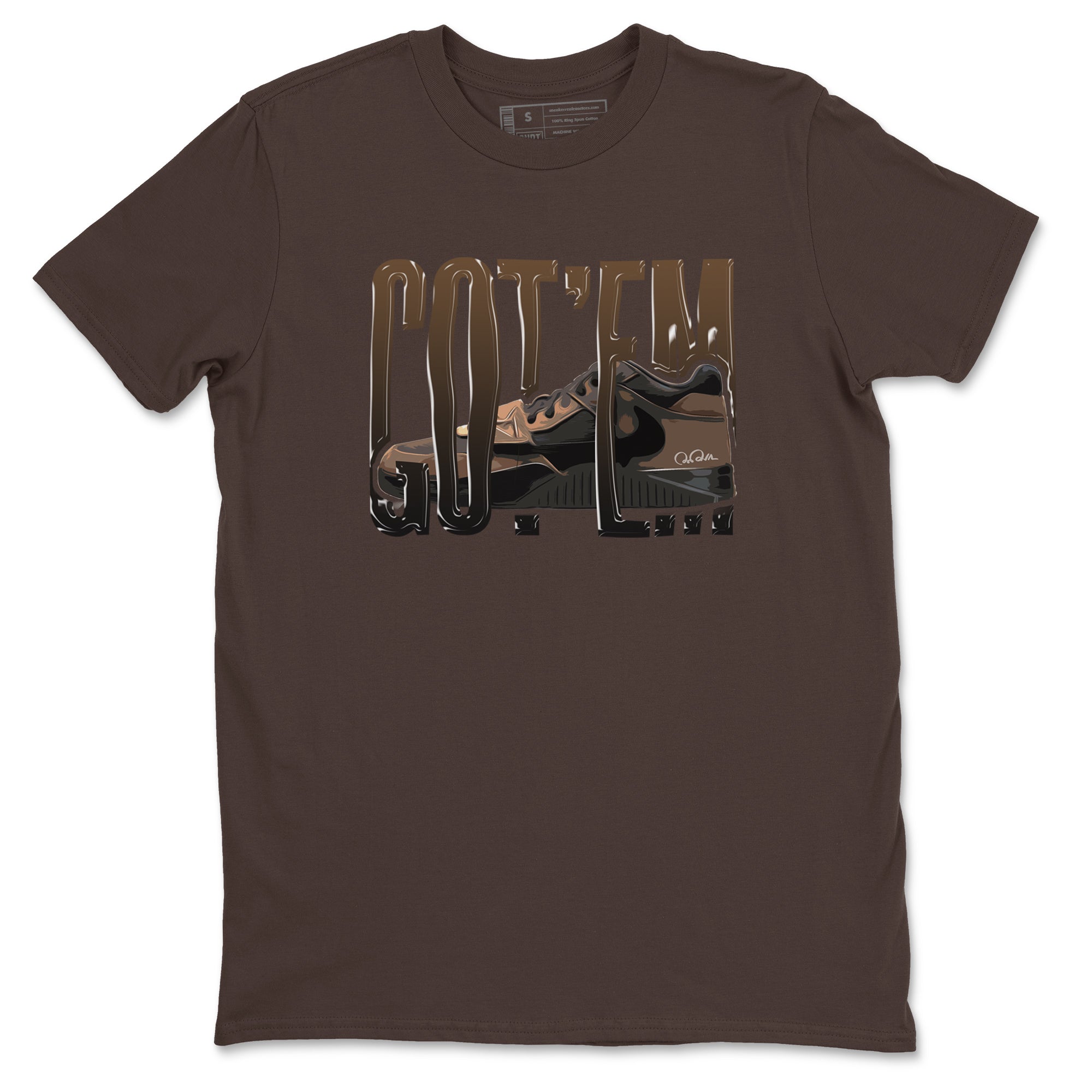 Jordan Jumpman Jack TR Travis Scott Dark Mocha shirts to match jordans Wiggling Gotem sneaker match tees Jordan Jumpman Jack Travis Scott Dark Mocha match shoes to clothes SNRT Sneaker Tees unisex cotton Dark Chocolate 2 shirts