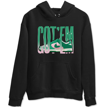 Dunk Low Medium Soft Pink Malachite shirt to match jordans Wiggling Gotem sneaker tees Dunk Medium Soft Pink Malachite SNRT Sneaker Release Tees unisex cotton Black 2 crew neck shirt