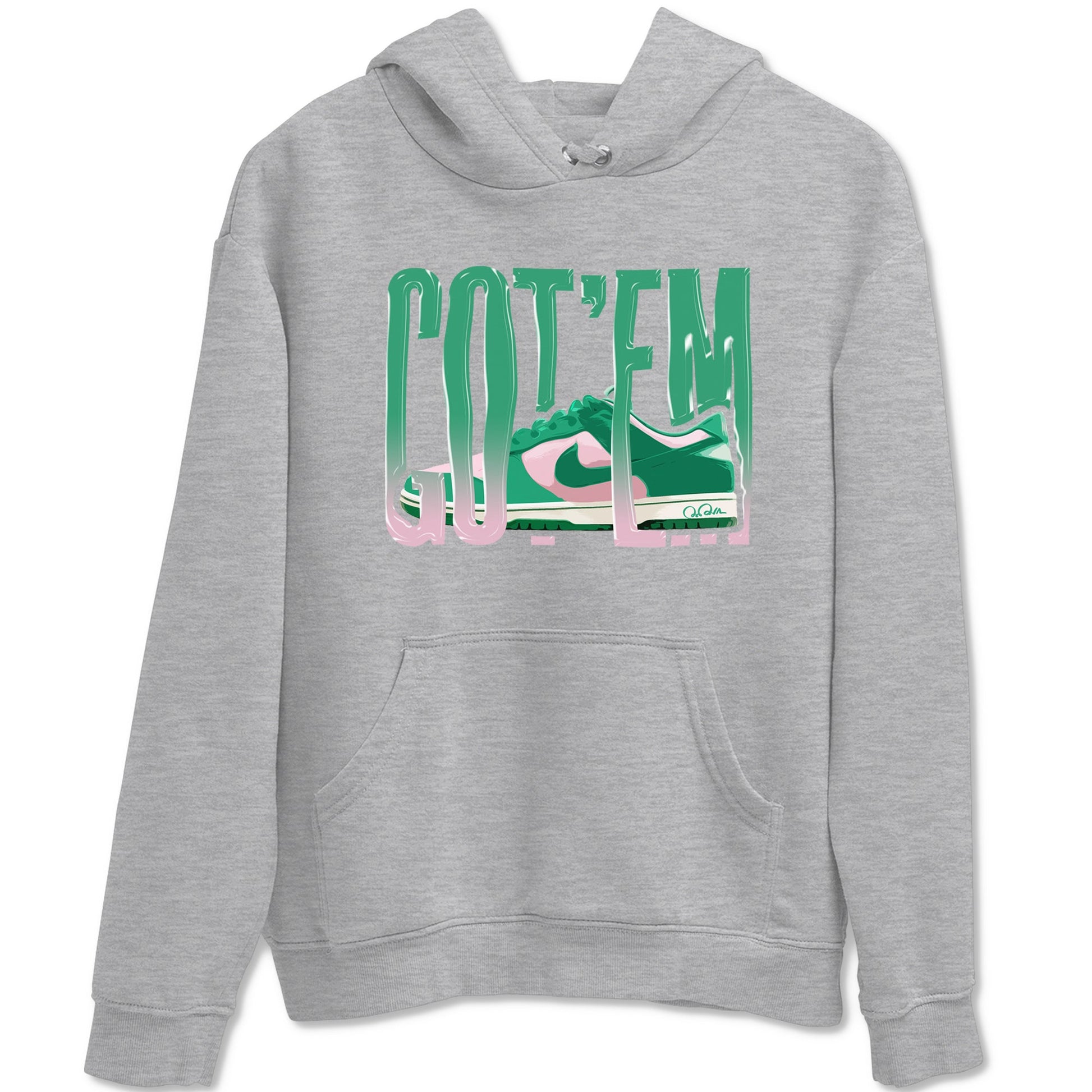 Dunk Low Medium Soft Pink Malachite shirt to match jordans Wiggling Gotem sneaker tees Dunk Medium Soft Pink Malachite SNRT Sneaker Release Tees unisex cotton Heather Grey 2 crew neck shirt