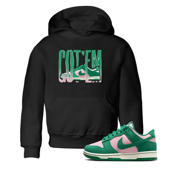 Dunk Low Medium Soft Pink Malachite shirt to match jordans Wiggling Gotem sneaker tees Dunk Medium Soft Pink Malachite SNRT sneaker release tees baby toddler Black 1 cotton Shirt