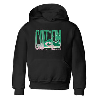 Dunk Low Medium Soft Pink Malachite shirt to match jordans Wiggling Gotem sneaker tees Dunk Medium Soft Pink Malachite SNRT sneaker release tees baby toddler Black 2 cotton Shirt