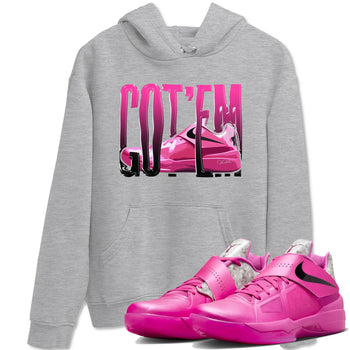 KD 4 Aunt Pearl shirts to match jordans Wiggling Gotem graphic tees KD 4 Aunt Pearl t shirts to match sneakers SNRT Sneaker Tees unisex cotton Heather Grey 1 shirts