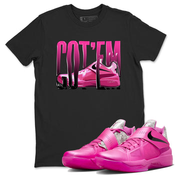 KD 4 Aunt Pearl shirts to match jordans Wiggling Gotem graphic tees KD 4 Aunt Pearl t shirts to match sneakers SNRT Sneaker Tees unisex cotton Black 1 shirts