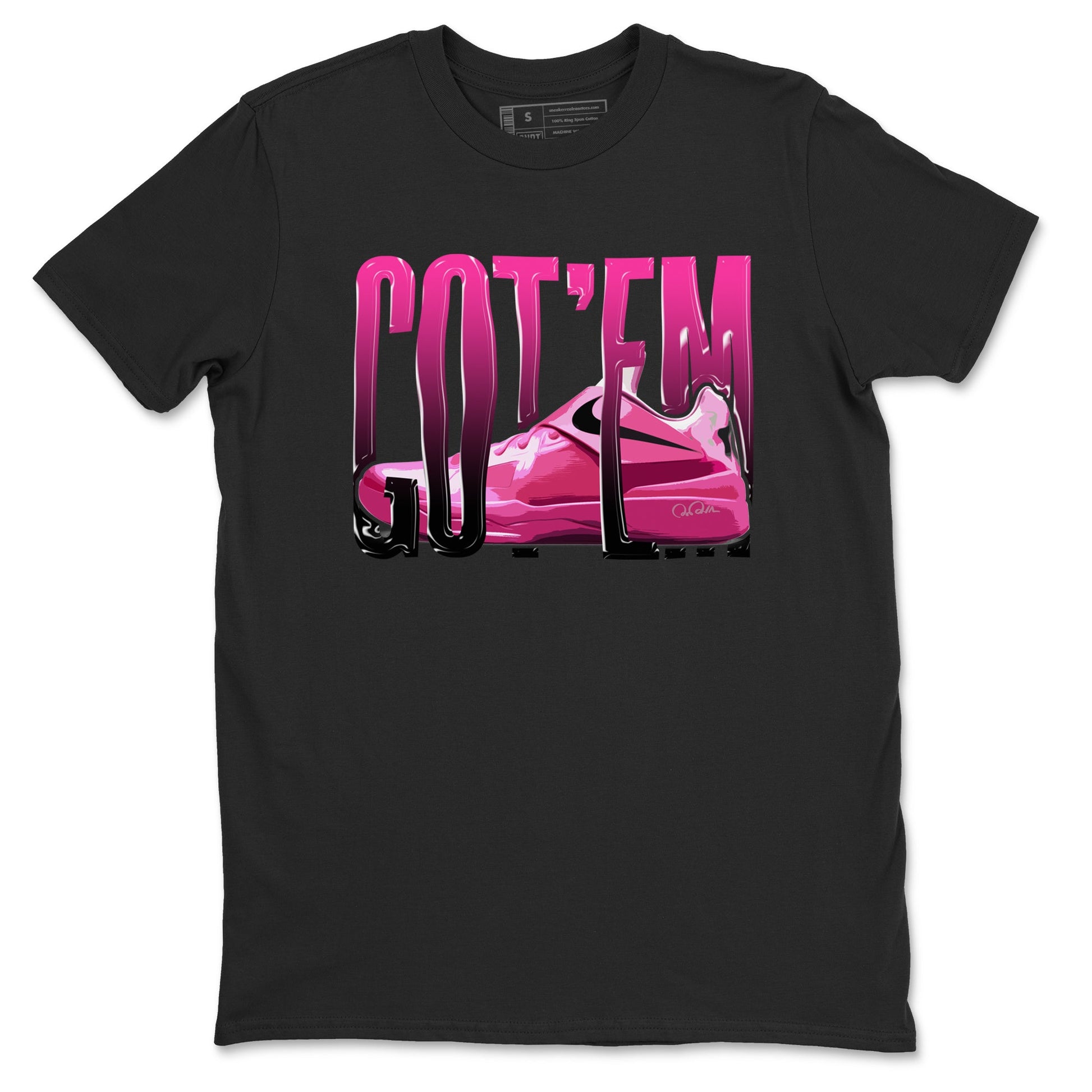 KD 4 Aunt Pearl shirts to match jordans Wiggling Gotem graphic tees KD 4 Aunt Pearl t shirts to match sneakers SNRT Sneaker Tees unisex cotton Black 2 shirts