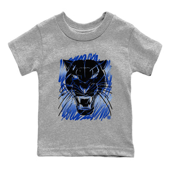 Foams One Royal shirts to match jordans Wild Cat Doodle sneaker match tees Air Foamposite One Royal match shoes to clothes SNRT Sneaker Tees Youth Baby Heather Grey 2 tee