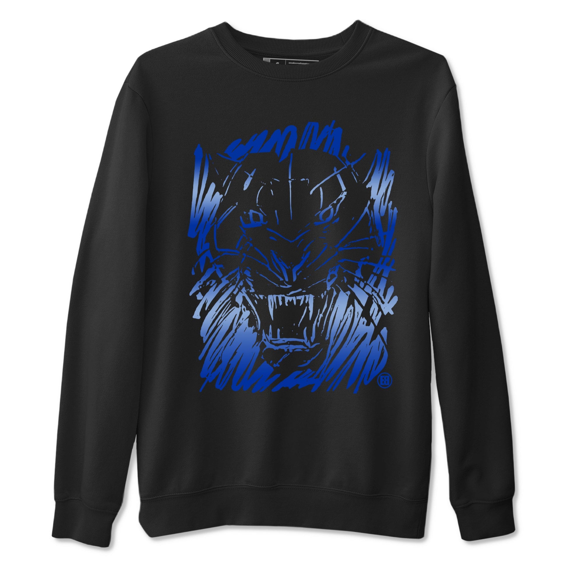 Foams One Royal shirts to match jordans Wild Cat Doodle sneaker match tees Air Foamposite One Royal match shoes to clothes SNRT Sneaker Tees unisex cotton Black 2 shirts