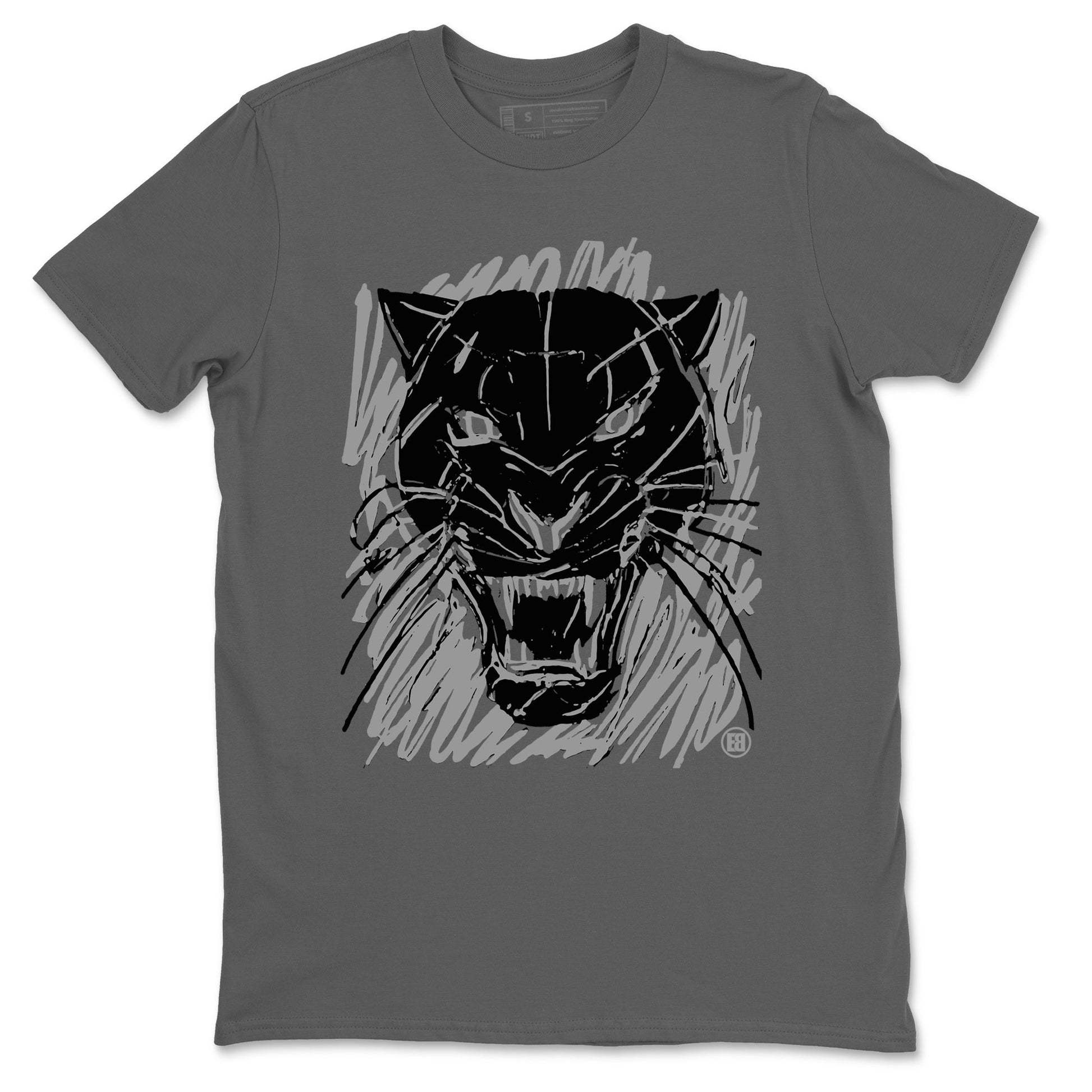 4s Black Cat shirts to match jordans Wild Cat Doodle sneaker match tees Air Jordan 4 Retro Black Cat match shoes to clothes SNRT Sneaker Tees unisex cotton Cool Grey 2 shirts