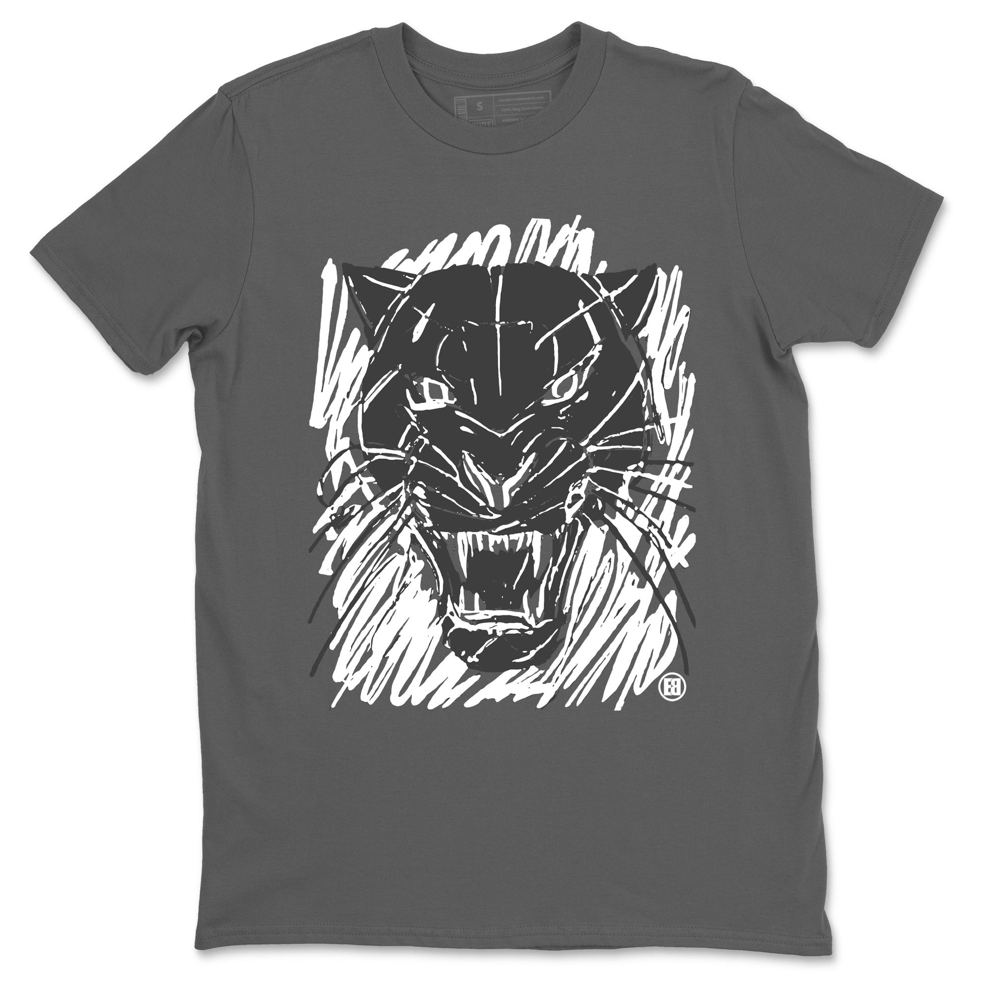 4s Wet Cement shirts to match jordans Wild Cat Doodle sneaker match tees Air Jordan 4 Retro Wet Cement match shoes to clothes SNRT Sneaker Tees unisex cotton Cool Grey 2 shirts