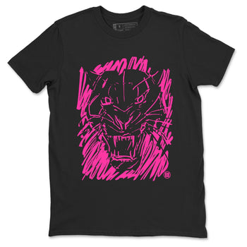 Nike KD 4 Retro Aunt Pearl shirts to match jordans Wild Cat Doodle sneaker match tees Nike KD 4 Aunt Pearl match shoes to clothes SNRT Sneaker Tees unisex cotton Black 2 shirts