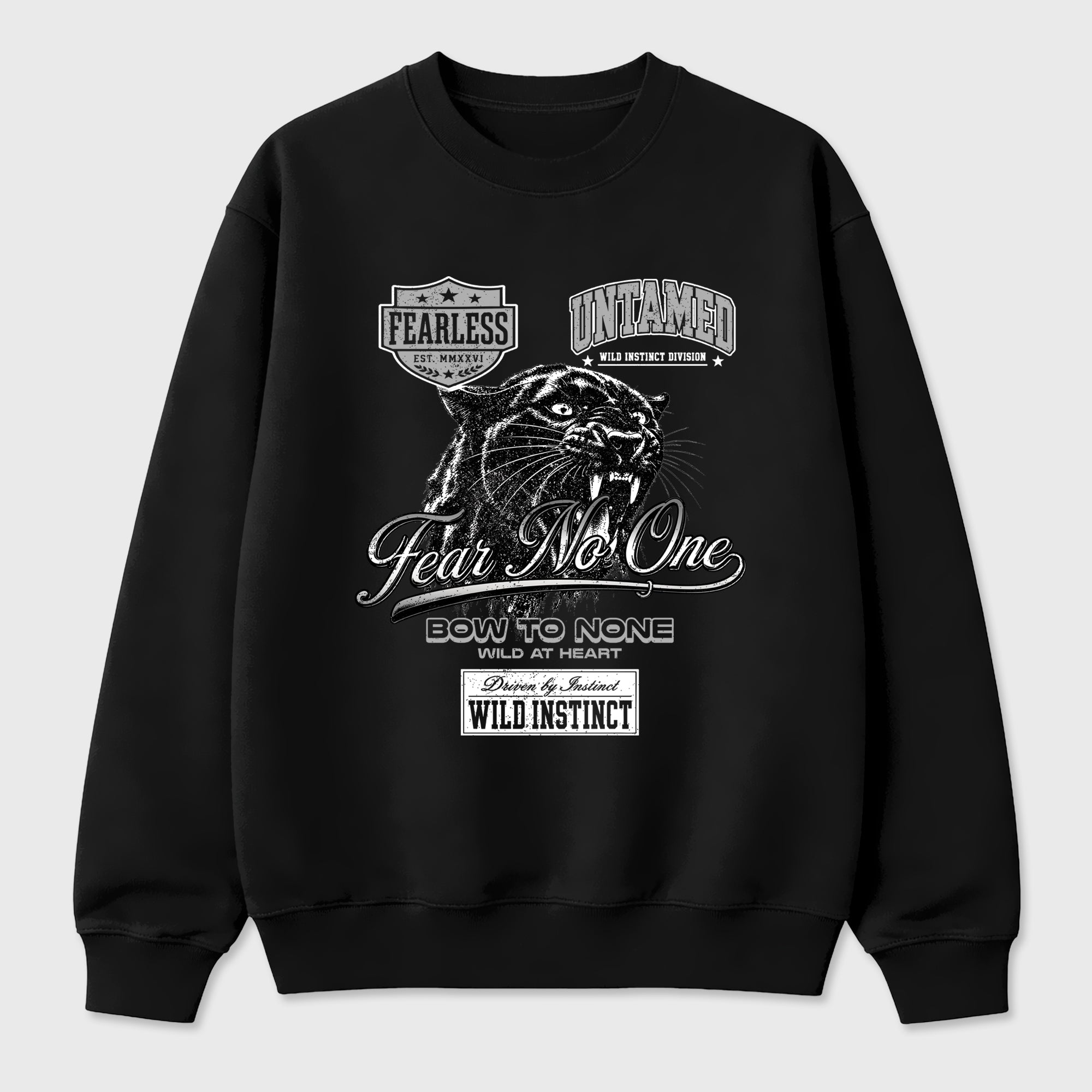 Wild Instinct Graphic T-Shirt featuring original streetwear artwork designed to match the Air Jordan 8 Chrome. Black 2 Graphic Tee.