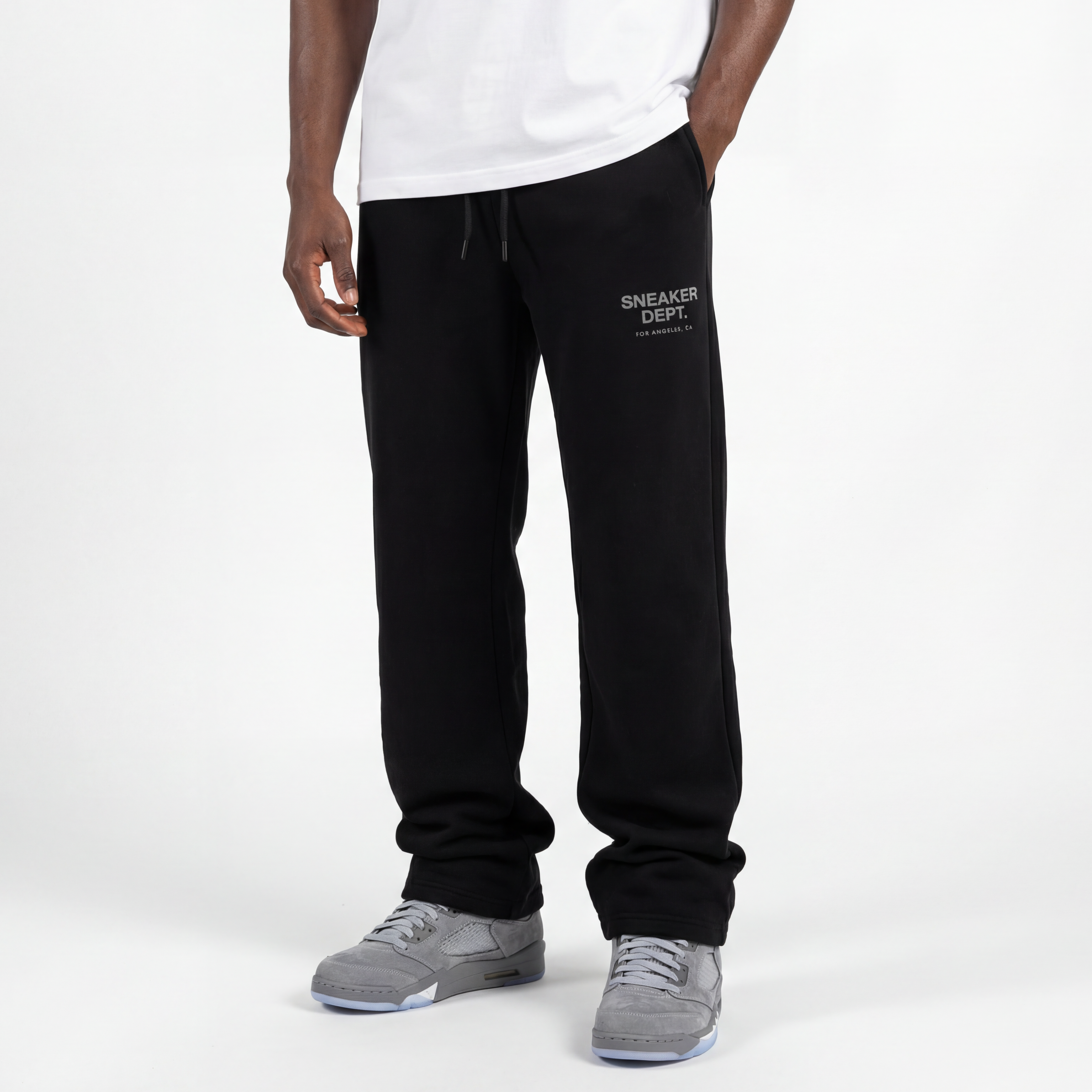 Sneaker Dept Unisex Sweatpants - Air Jordan 5 Wolf Grey - SNRT Sneaker T-shirts