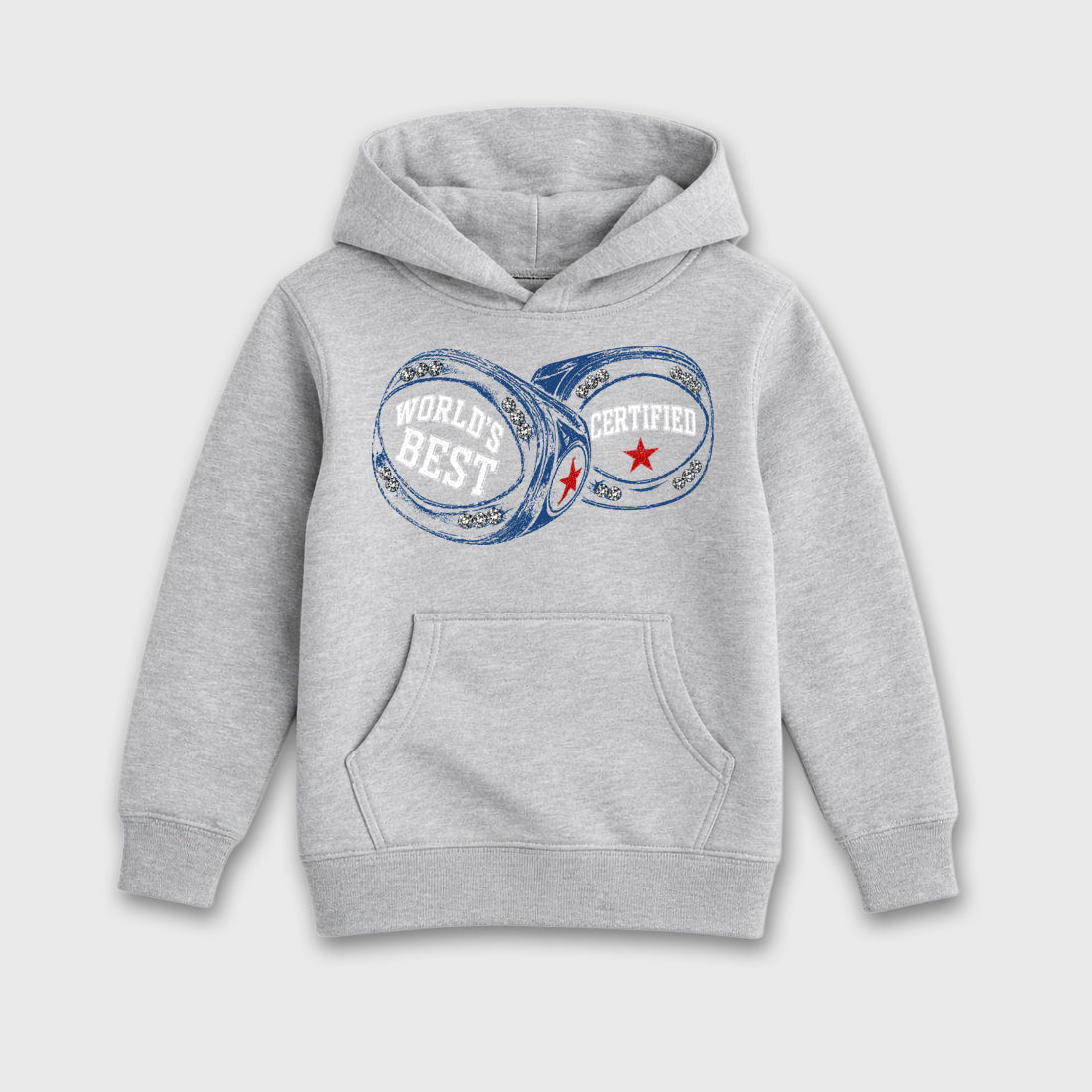 World's Best Certified affordable baby and kids t-shirt designed to match the Air Jordan 3 True Blue, featuring coordinated Heather Grey 2 options for the perfect little sneakerhead streetwear look.