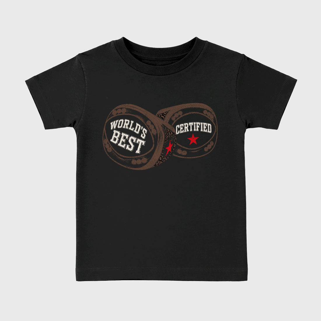 Sneaker match tees – Sneaker Tees To Match Air Jordan 3 World's Best Dad Shoes – World's Best Certified Kids T-Shirt Black 2