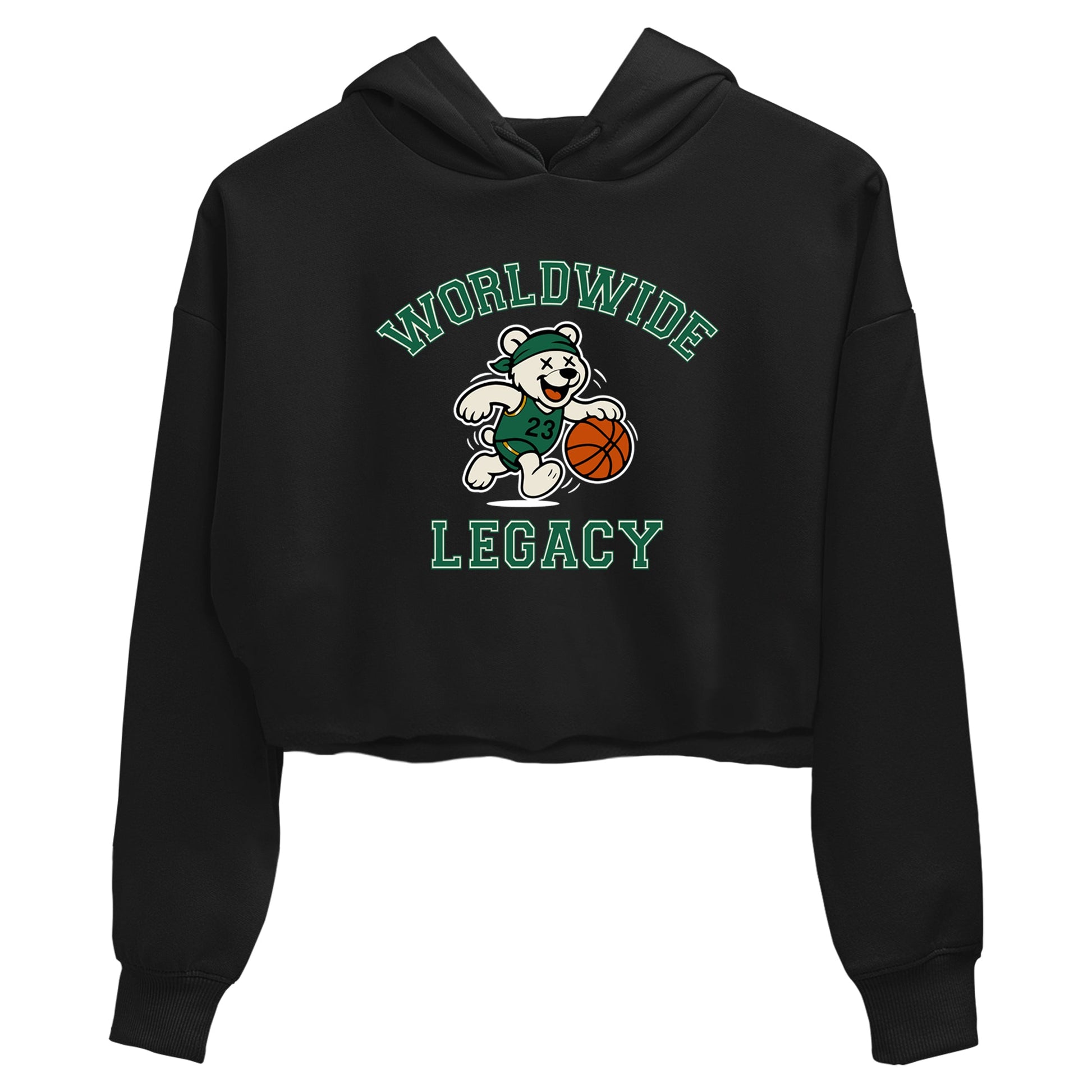Sneaker Threads – Sneaker Tees To Match Air Jordan 1 Pro Green – Worldwide Legacy Crop Tee Black 2. Perfect for Jordan releases 2025 colorways.