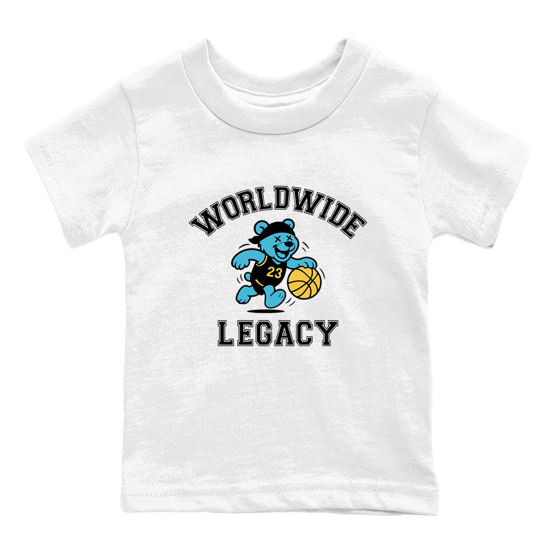 Sneaker Threads – Sneaker Tees To Match Air Jordan 11 Retro Gamma – Worldwide Legacy Youth Graphic Tee White 2. Perfect for Jordan releases 2025 colorways.