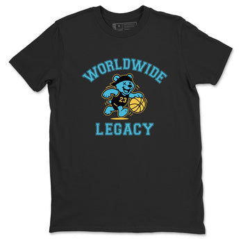 Sneaker Threads – Sneaker Tees To Match Air Jordan 11 Retro Gamma – Worldwide Legacy Graphic Tee Black 2. Perfect for Jordan releases 2025 colorways.