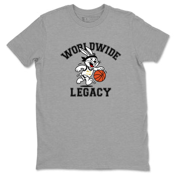 Sneaker match tees – Sneaker Tees To Match Air Jordan 12 Taxi Shoes – Worldwide Legacy Tee Heather Grey 2