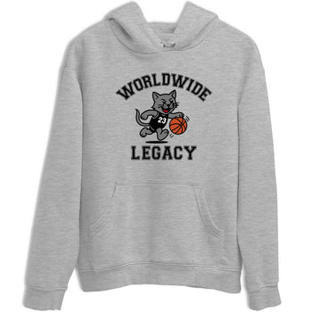 Sneaker Threads – Sneaker Tees To Match Air Jordan 4 Black Cat – Worldwide Legacy Graphic Tee Heather Grey 2. Perfect for Jordan releases 2025 colorways.