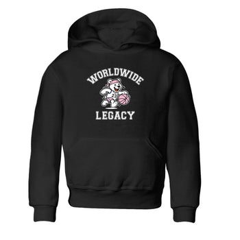 Sneaker Threads – Sneaker Tees To Match Air Jordan 5 Medium Soft Pink – Worldwide Legacy Youth Graphic Tee Black 2. Perfect for Jordan releases 2025 colorways.