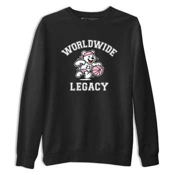 Sneaker Threads – Sneaker Tees To Match Air Jordan 5 Medium Soft Pink – Worldwide Legacy Graphic Tee Black 2. Perfect for Jordan releases 2025 colorways.