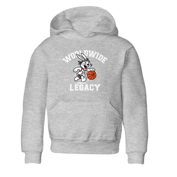 Sneaker Threads – Sneaker Tees To Match Air Jordan 8 Bunny – Worldwide Legacy Youth Graphic Tee Heather Grey 2. Perfect for Jordan releases 2025 colorways.
