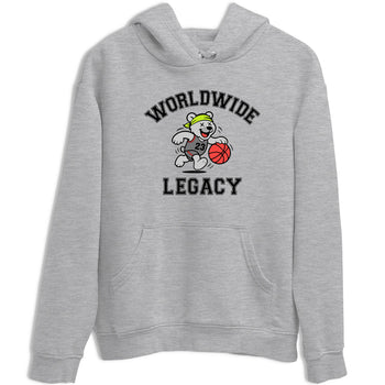 Sneaker Threads – Sneaker Tees To Match Air Max 90 Spruce Aura and Ghost Green – Worldwide Legacy Graphic Tee Heather Grey 2. Perfect for Jordan releases 2025 colorways.