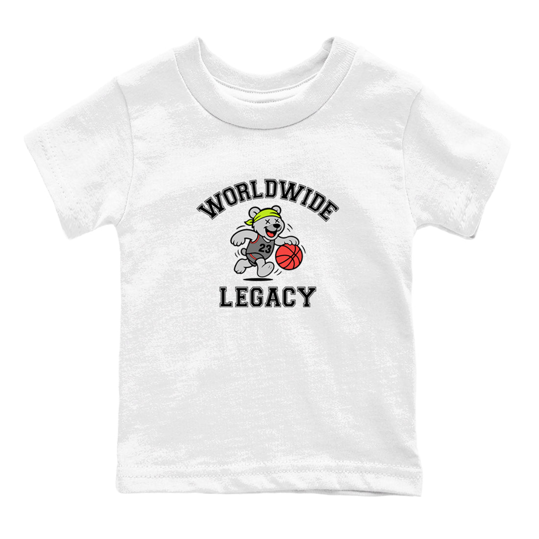 Sneaker Threads – Sneaker Tees To Match Air Max 90 Spruce Aura and Ghost Green – Worldwide Legacy Youth Graphic Tee White 2. Perfect for Jordan releases 2025 colorways.