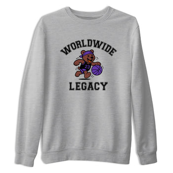 Sneaker Threads – Sneaker Tees To Match Dunk Low Persian Violet – Worldwide Legacy Graphic Tee Heather Grey 2. Perfect for Jordan releases 2025 colorways.