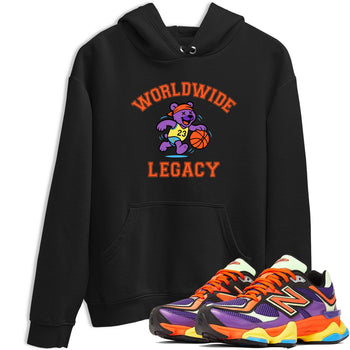 Sneaker Threads – Sneaker Tees To Match New Balance 9060 Prism Purple – Worldwide Legacy Graphic Tee Black 1. Perfect for Jordan releases 2025 colorways.
