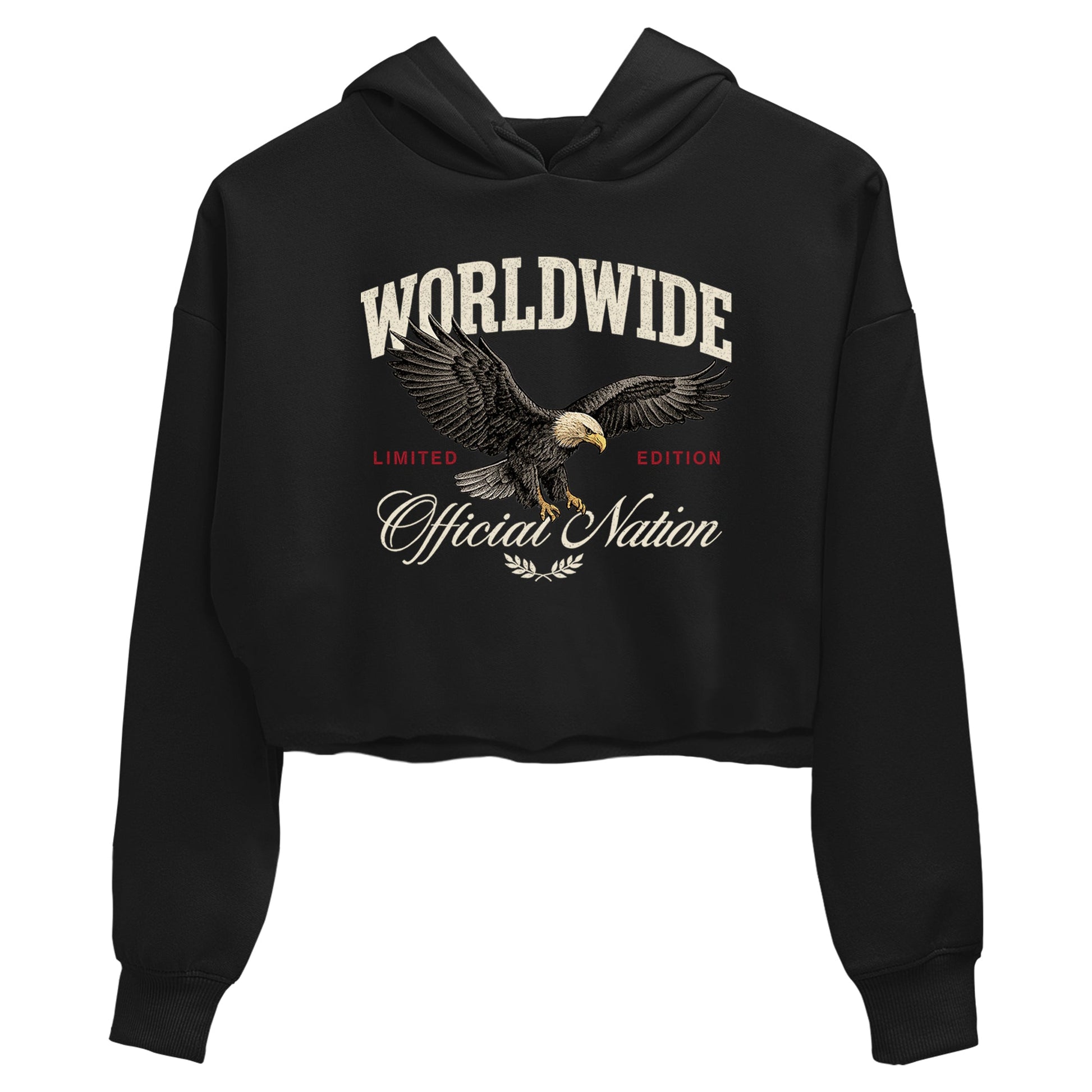Sneaker Threads – Sneaker Tees To Match Air Foamposite One Pearl – Worldwide Official Nation Crop Tee Black 2. Perfect for Jordan releases 2025 colorways.