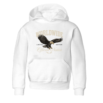Sneaker Threads – Sneaker Tees To Match Air Foamposite One Pearl – Worldwide Official Nation Youth Graphic Tee White 2. Perfect for Jordan releases 2025 colorways.