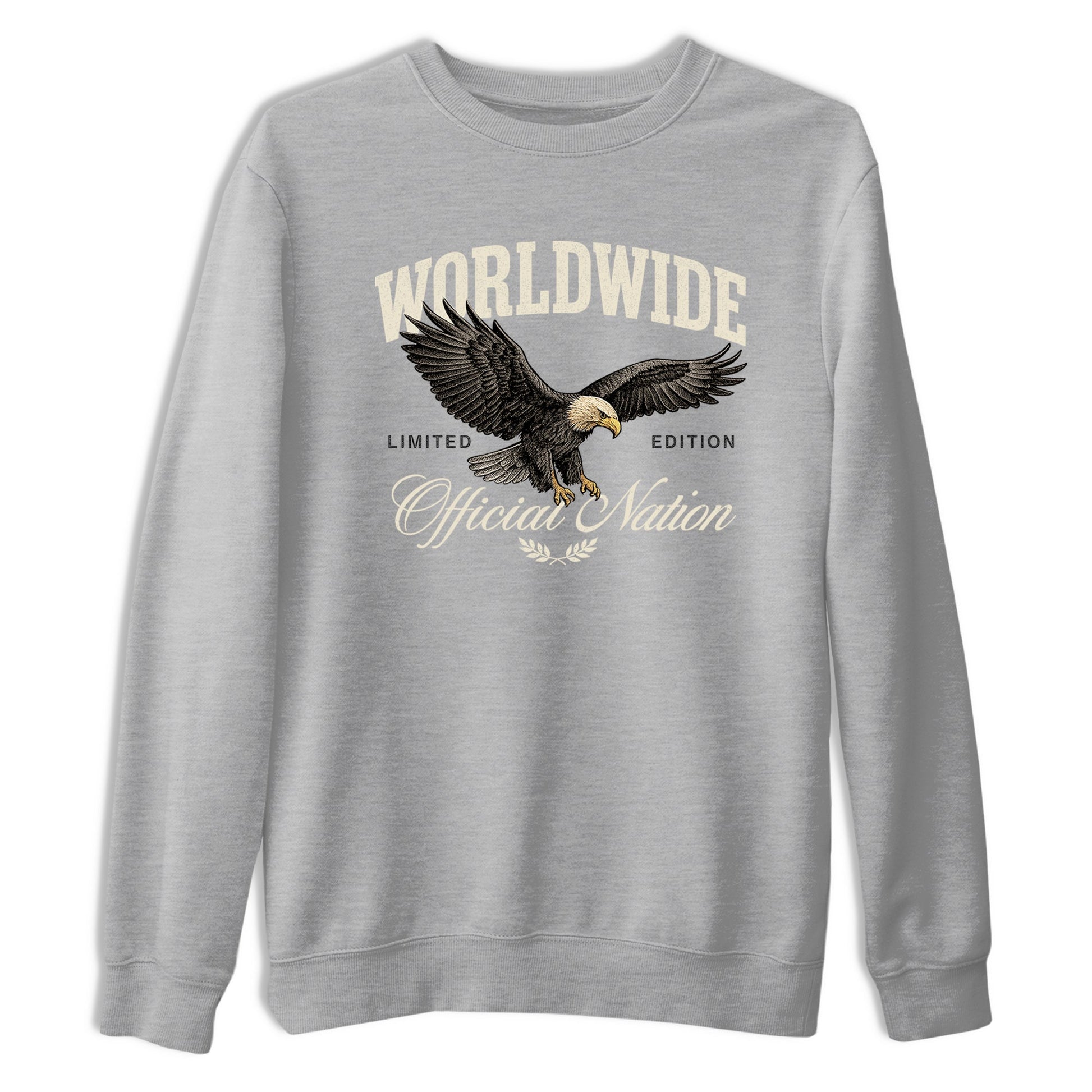 Sneaker Threads – Sneaker Tees To Match Air Foamposite One Pearl – Worldwide Official Nation Graphic Tee Heather Grey 2. Perfect for Jordan releases 2025 colorways.