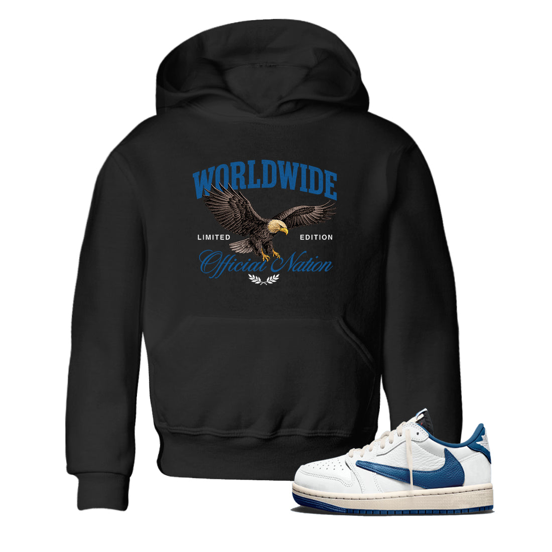 Worldwide Official Nation SNRT Sneaker Tees Kids - Air Jordan 1 Low Travis Scott Fragment - SNRT Sneaker T-shirts